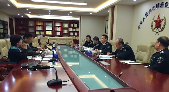 雷火·竞技电竞网站互联董事长杨冰之、总经理郑爱军一行拜访国家渔业船舶检验局
